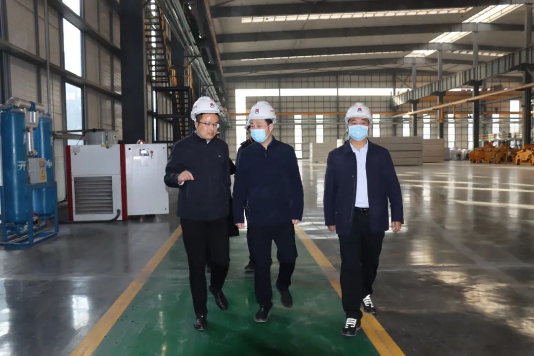 增信心、鼓干勁！副市長(zhǎng)王志峰到公司調(diào)研節(jié)后復(fù)工復(fù)產(chǎn)工作